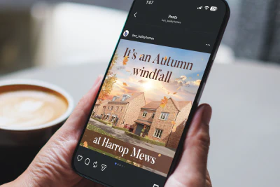 Social media animation for Ben Bailey Homes